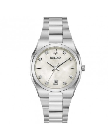 Orologio Bulova Donna - Surveyor Quarzo 34mm Madreperla - Diamanti