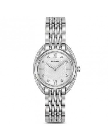 Orologio Bulova Donna - Classic Diamonds - 30mm - Argento - 96R212