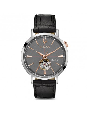Orologio Bulova - Aerojet - Meccanico - 41 mm - Antracite - 98A187