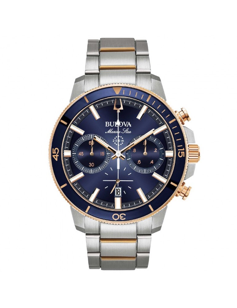 Bulova Men's Marine Stars Blue 45mm Watch - 0