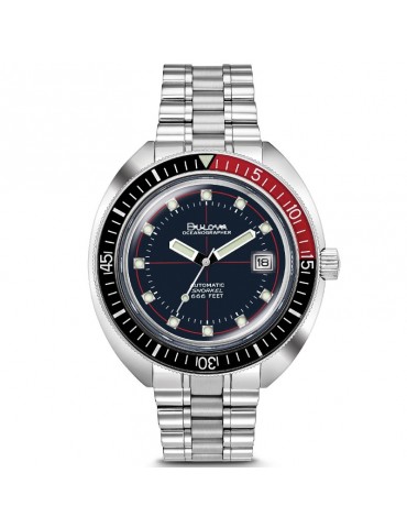 Orologio Bulova Uomo - Oceanographer - Meccanico - 44mm - Blu - 98B320