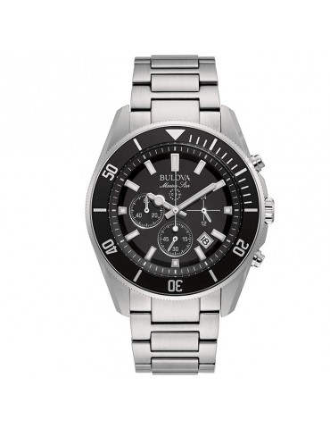Bulova Man's Watch - Marine Star 43mm Chrono Black - 0