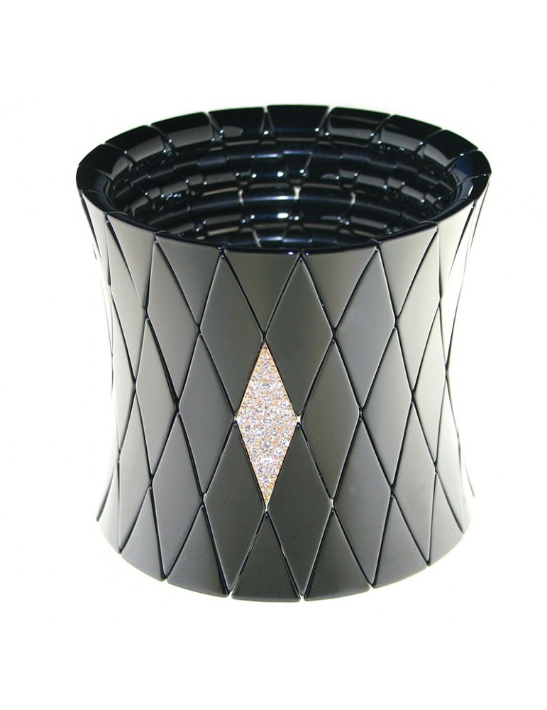 Bracciale Roberto Demeglio - Diva - Ceramica Nera - Diamanti -991NDBOR