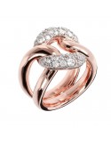 Bronzallure Woman's Ring - Altissima Maxi Chain with Pav - 0