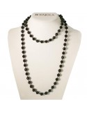 Rajola Woman's Necklace - Cecilia with Onyx and Black Spinel 120cm - 0