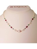 Collana Rajola Donna - Sveva - Perle Fiume - Pietre Preziose - 141070C