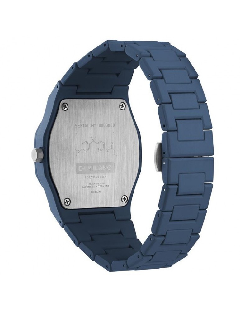 Orologio D1 Milano Uomo - Polycarbon - Navy Blue 40,5mm Blu - PCBJ21