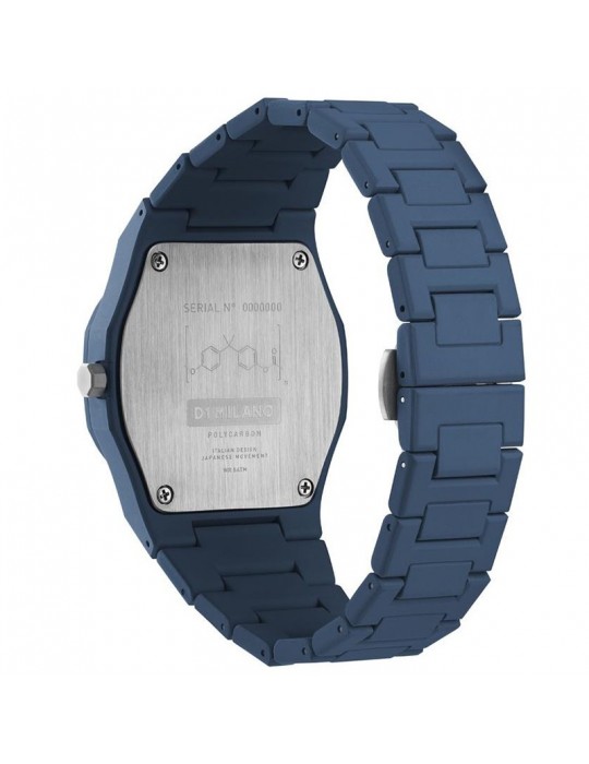 Orologio D1 Milano Uomo - Polycarbon - Navy Blue 40,5mm Blu - PCBJ21