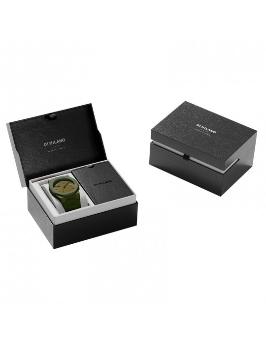 Orologio D1 Milano - Polycarbon Military Green 40,5mm Verde - PCBJ22