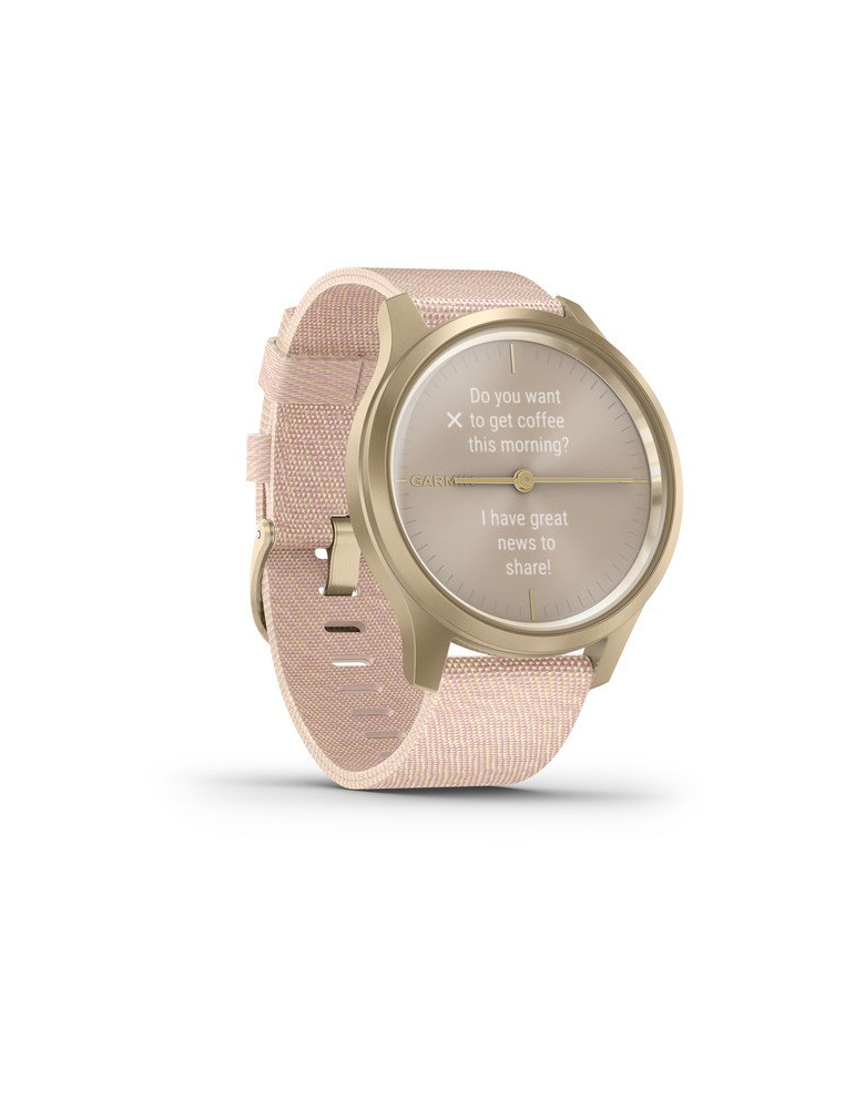 Garmin Unisex Watch - Vívomove Style 42mm Rose Light Gold - 0