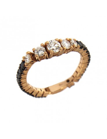 Anello Veretta Davite & Delucchi con Diamanti da Donna - 0