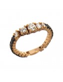 Davite & Delucchi Veretta Ring with Diamonds for Woman - 0