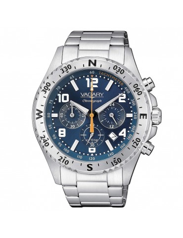 Vagary Man's Watch - Explore Chronograph 42mm Blue - 0