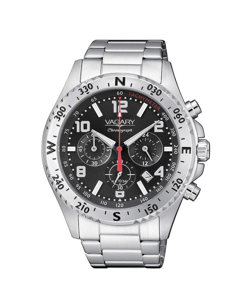 Orologio Vagary Uomo - Explore - Cronografo 42mm Nero - IV4-411-51
