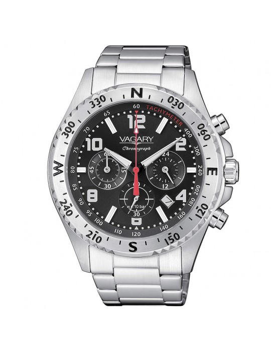 Orologio Vagary Uomo - Explore - Cronografo 42mm Nero - IV4-411-51
