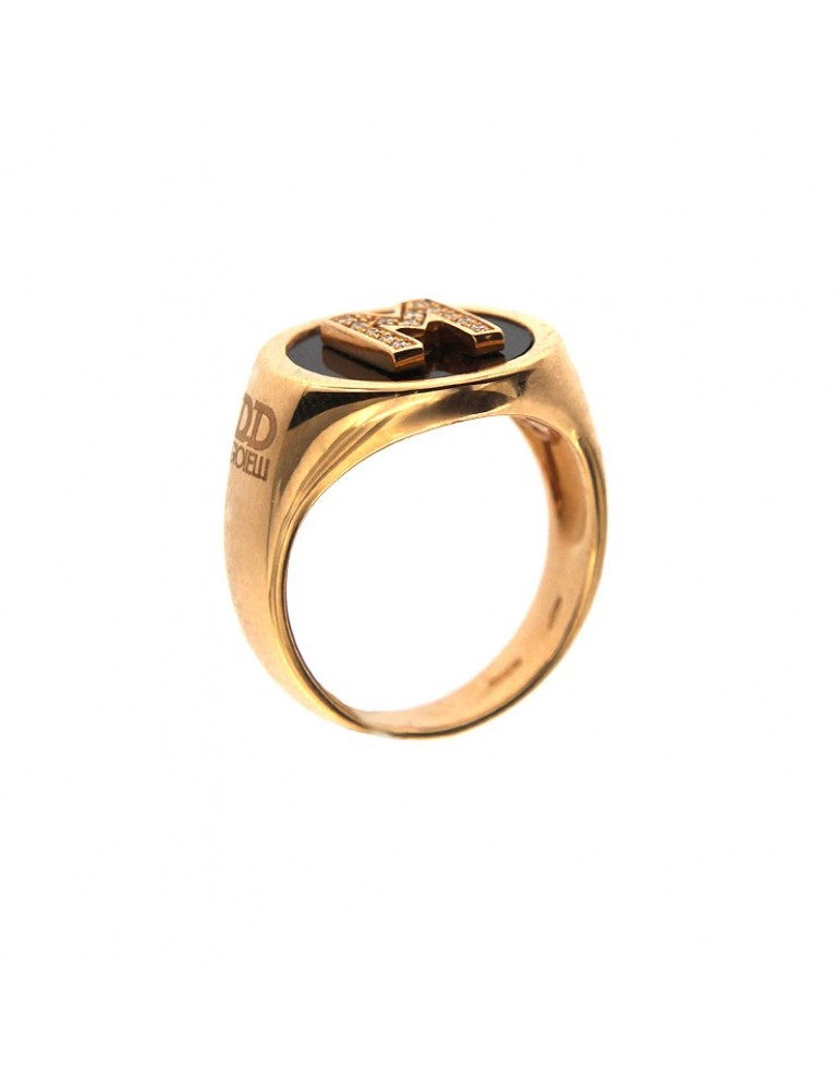 Anello Davite & Delucchi in oro rosa da donna - 0