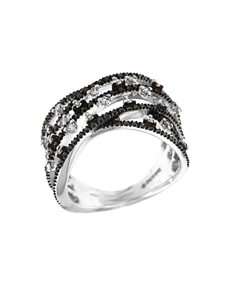 Davite & Delucchi ring with diamonds for woman - 0