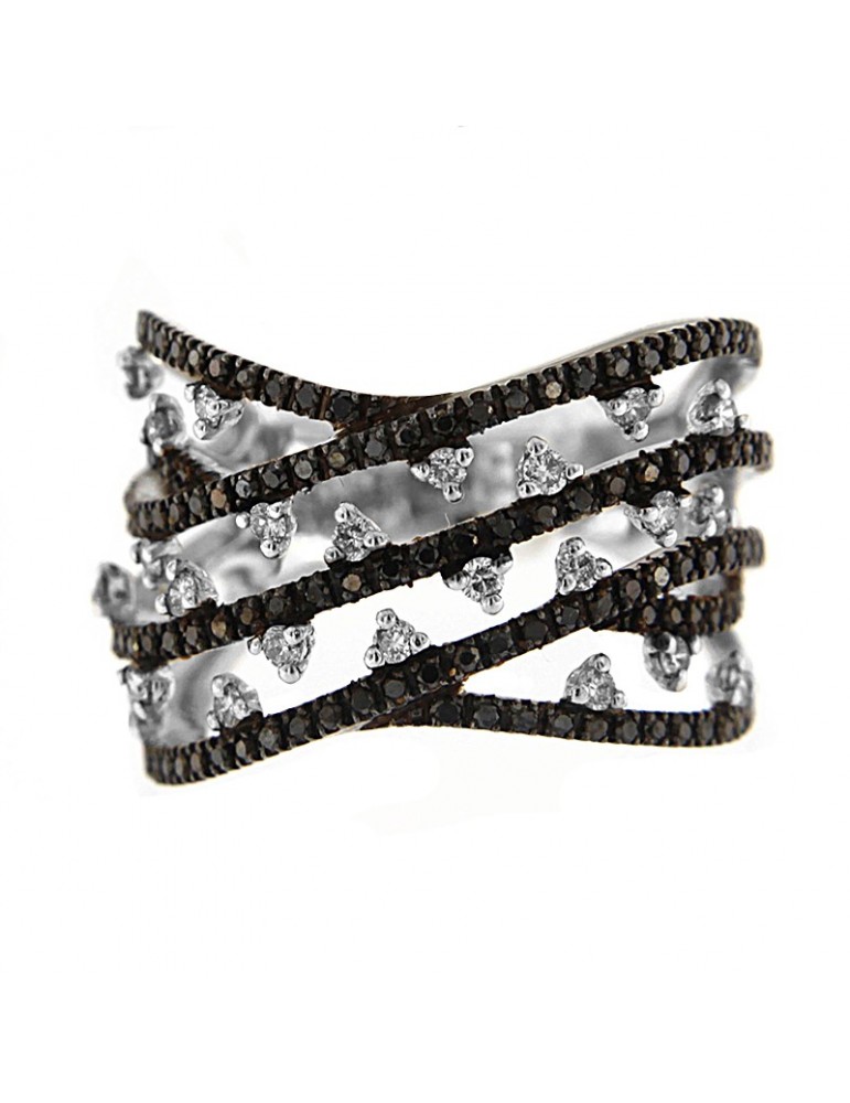 Davite & Delucchi ring with diamonds for woman - 0
