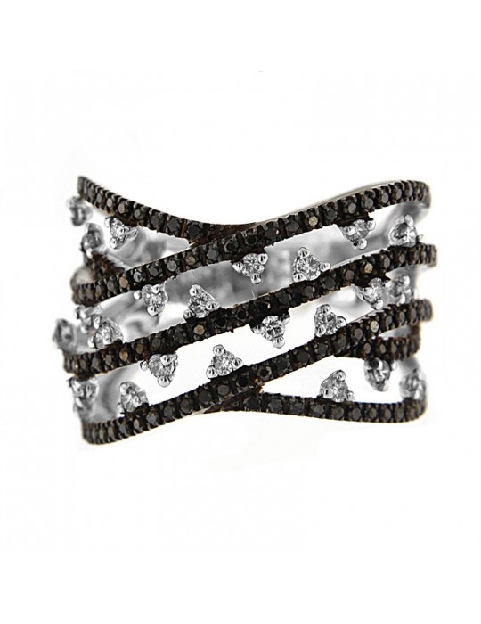 Davite & Delucchi ring with diamonds for woman - 0