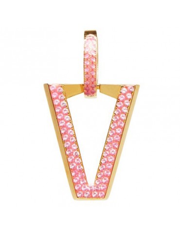 Valentina Ferragni Mono Earring - Uali Zirconia Pink - 0