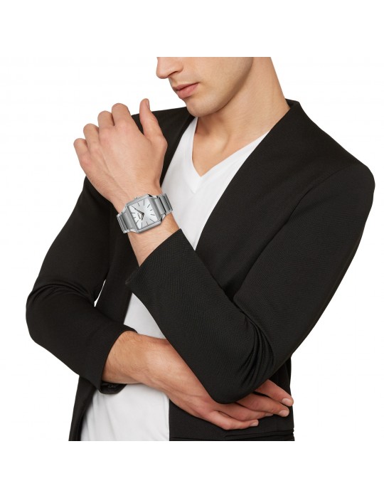 Breil Men's Watch - The B. Only Time 40mm Silver - 0