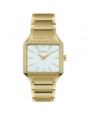 Breil Woman's Watch - The B. Solo Tempo 33mm Gold Silver White - 0