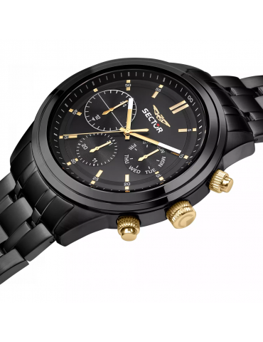 Sector Man's Watch  - 670 Multifunction 45mm Black Gold - 0 2