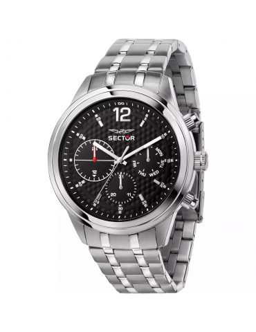 Orologio Sector Uomo - 670 Multifunzione 45mm Nero - R3253540007