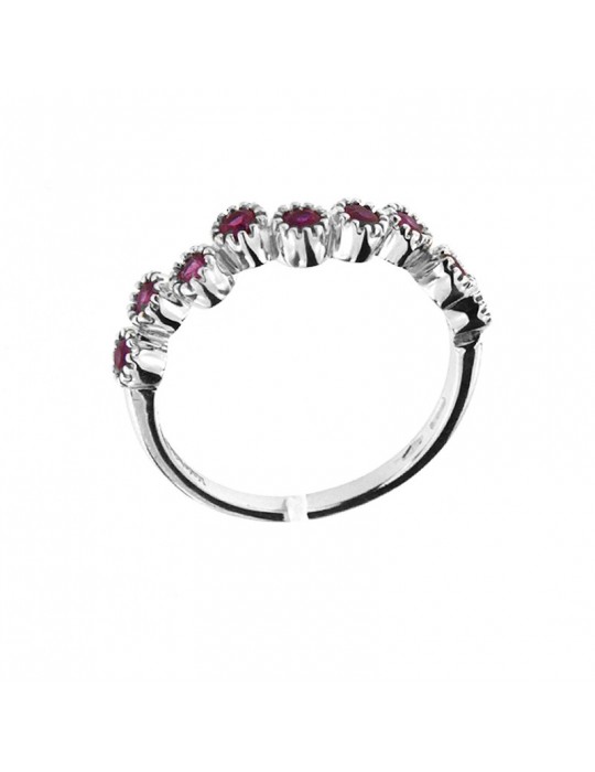 DAVITE & DELUCCHI RING WITH RUBY - 0