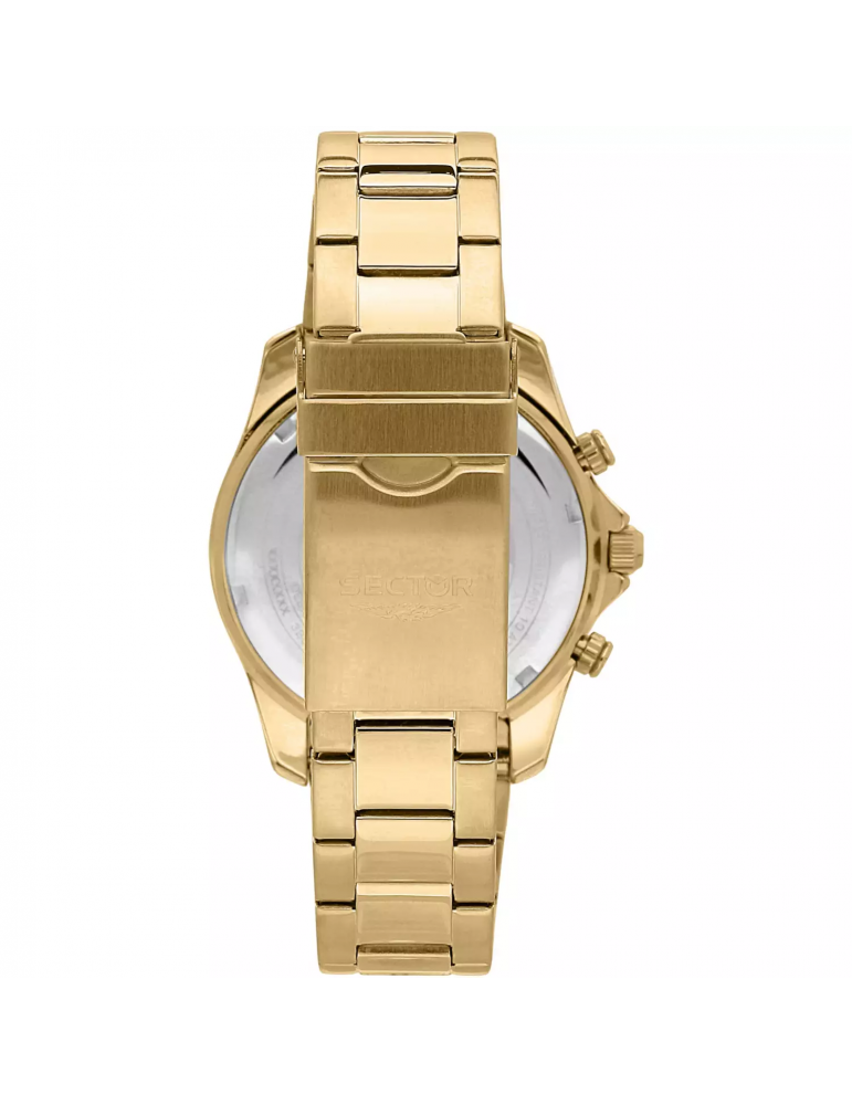 Sector Men's Watch - 650 Chronograph 45mm Gold Black - 0