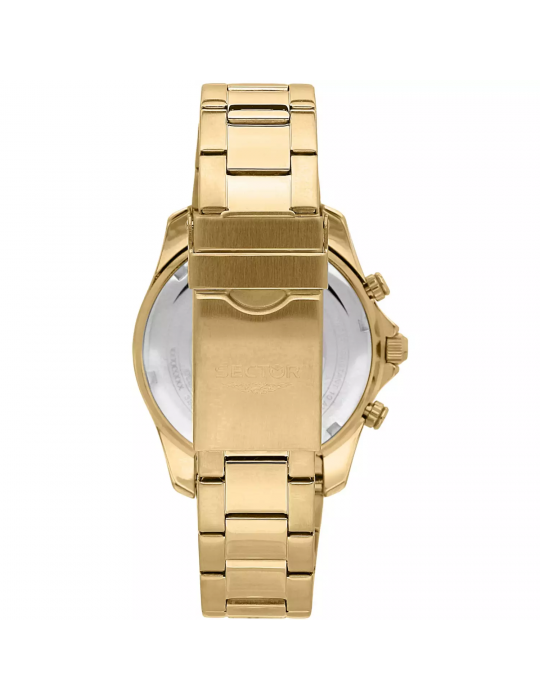 Sector Men's Watch - 650 Chronograph 45mm Gold Black - 0