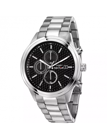 Orologio Sector Uomo - 670 Cronografo 43mm Nero - R3273740002