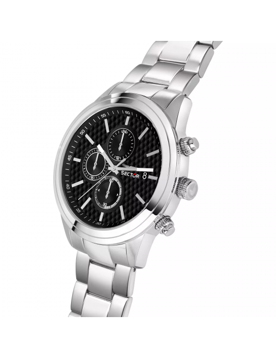 Orologio Sector Uomo - 670 Cronografo 43mm Nero - R3273740002