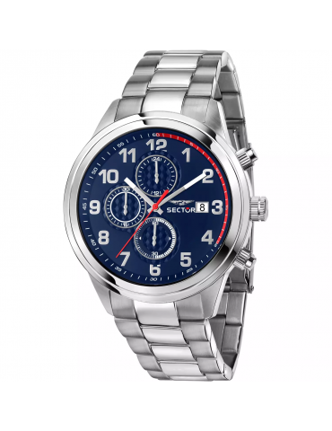 Orologio Sector Uomo - 670 Cronografo 43mm Blu - R3273740003