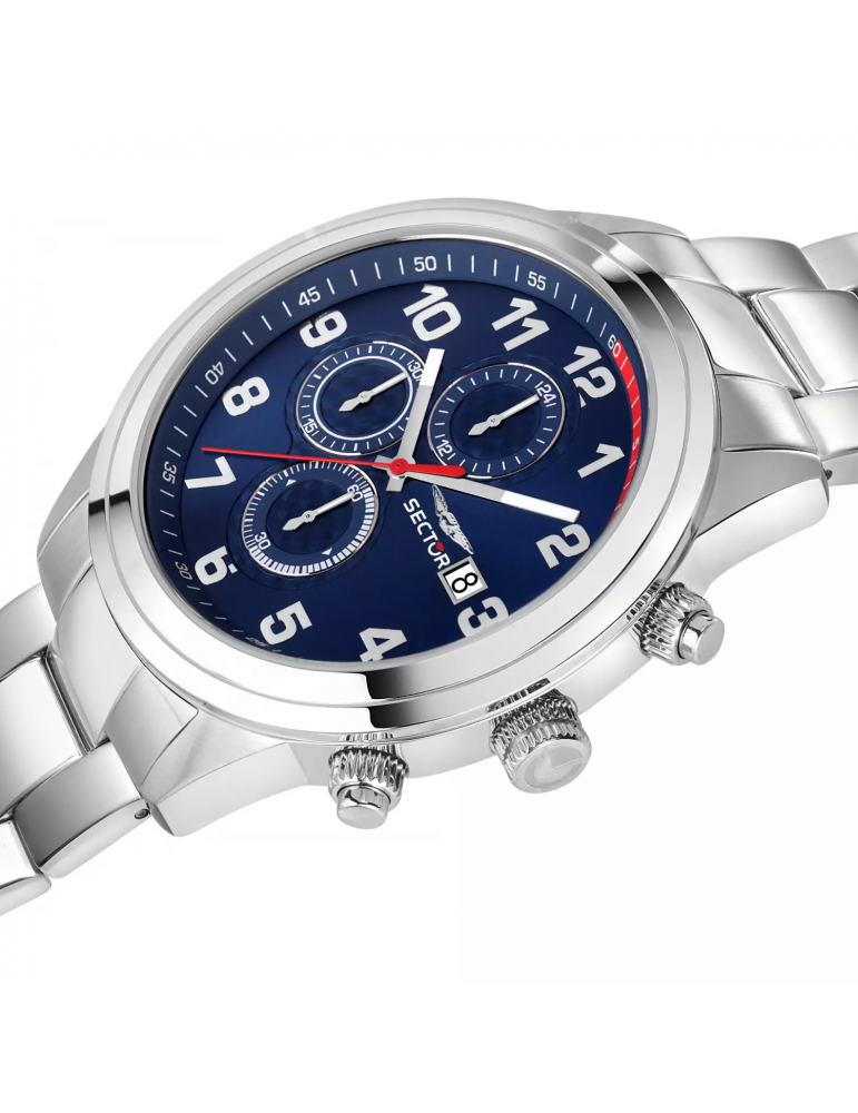 Sector Man's Watch - 670 Chronograph 43mm Blue - 0