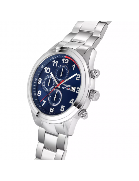 Orologio Sector Uomo - 670 Cronografo 43mm Blu - R3273740003