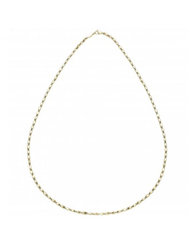 Chimento Man's Necklace - Tradition Gold Accents in 18K Yellow Gold 50 cm - 0