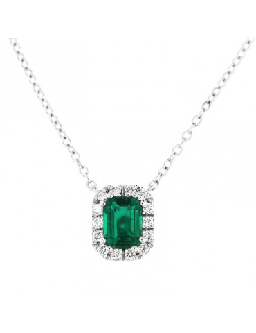 Collana Crieri - Bogotá - Oro - Diamanti - Smeraldo - PFSALK075EP1420 2
