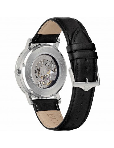 Bulova Men's Watch - Clipper Mechanical Automatic 42mm Silver Skeleton - 0 2