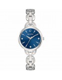 Bulova Woman's Watch - Classic Diamonds Only Time 28 mm Blue with Natural Diamonds - 0
