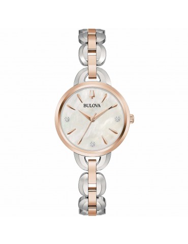 Orologio Bulova - Diamonds - 28 mm - Madreperla - Diamanti - 98P210