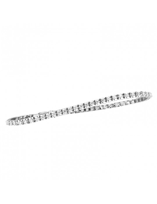Bracciale Tennis Picca - Oro Bianco 18 carati - Diamanti - RDB2410