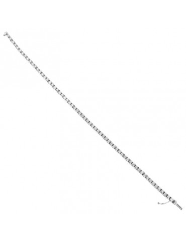 Picca Tennis Bracelet - in 18k White Gold with White Diamonds - 0 2