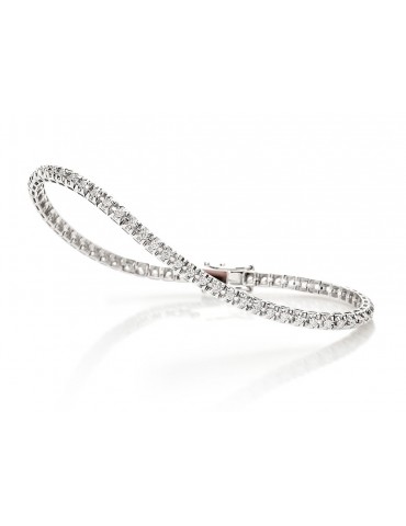 Bracciale Tennis Crieri - Victoria - Oro - Diamanti - BTEVIK055WG1170