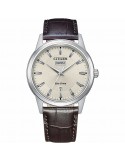 Citizen Men's Watch - Classic Eco-Drive Time and Date 40mm Ivory - 0