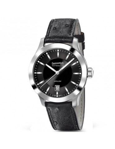 Eberhard Men's Watch - Aiglon Grande Taille Automatic Mechanical 41mm Black - 0