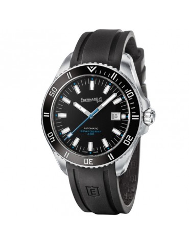 Eberhard Men's Watch - Scafograf 300 Automatic Mechanical Underwater 43 mm Black - 0 2