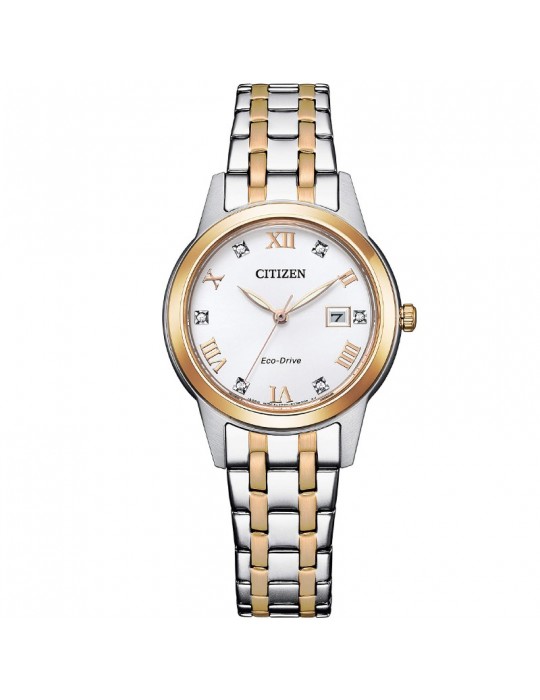 Citizen Woman's Watch - Lady Eco-Drive 29mm Silver Rose Gold - 0