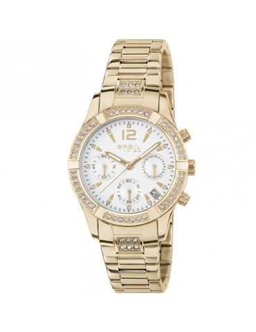 Breil Woman's Watch - C'Est Chic Chronograph 36mm Gold White - 0