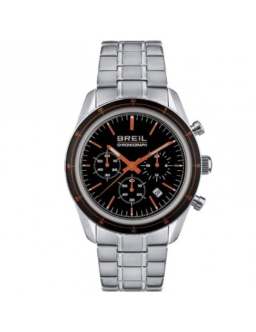Orologio Breil Uomo - Release - Cronografo 42mm Nero Arancione -TW1937